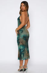 Tropic Like It's Hot Midi Dress Mystic Blossom