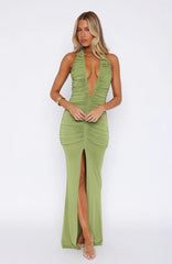 Keep Me Close Maxi Dress Olive