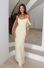 Love Blossoms Maxi Dress Lemon